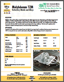 molybdenum tzm alloy sheet plate rod bar